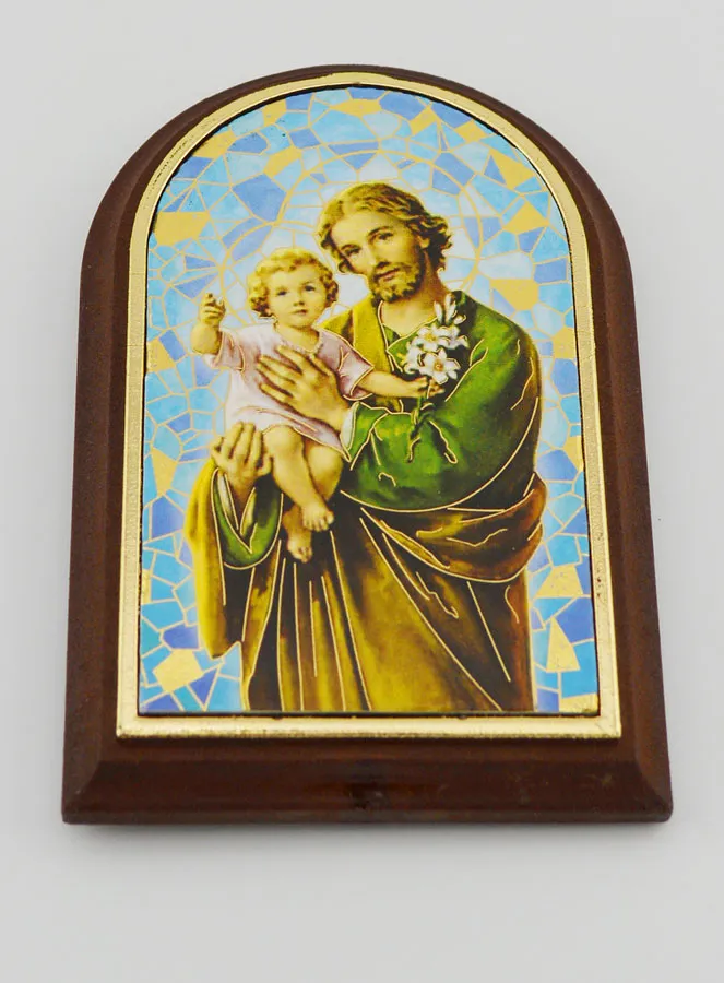 Saint Joseph Icon to Place Down - 10cm (pic 2)