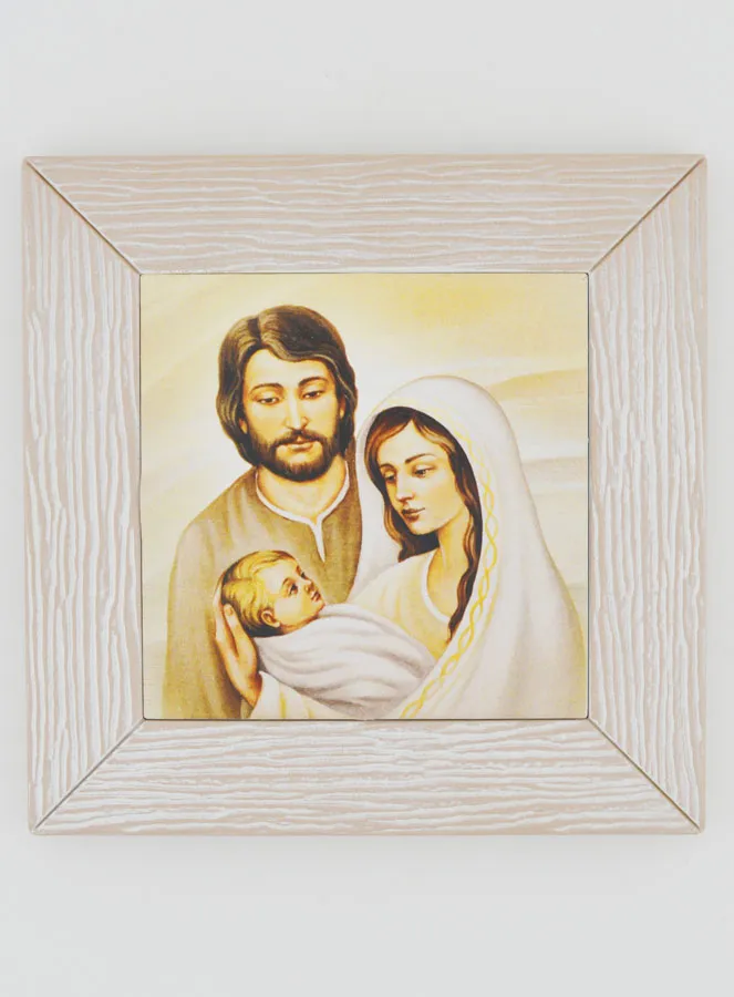 Modern Icon Frame Holy Family - 11cm (pic 1)