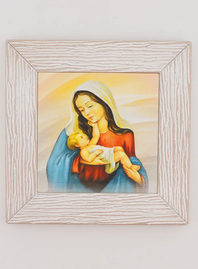 Modern Icon Frame Virgin and Child - 11cm (pic 1)