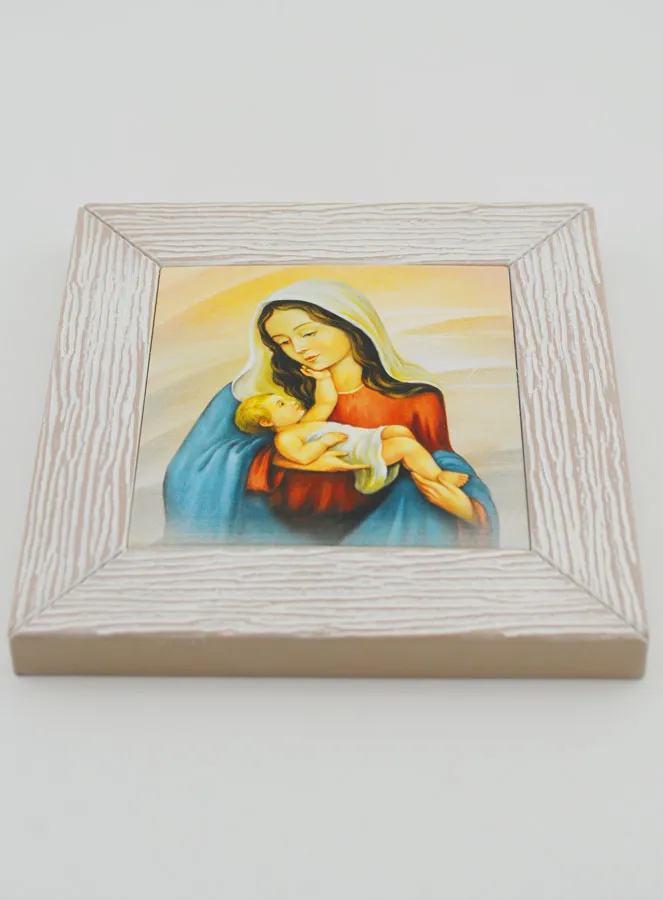 Modern Icon Frame Virgin and Child - 11cm (pic 2)