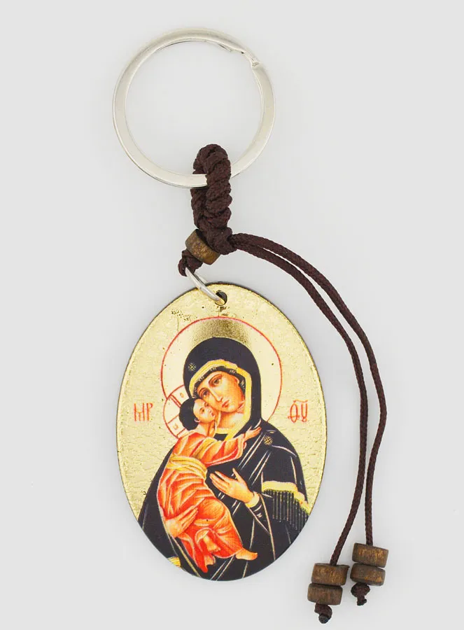 Keyring Our Lady of Vladimir Icon (pic 1)