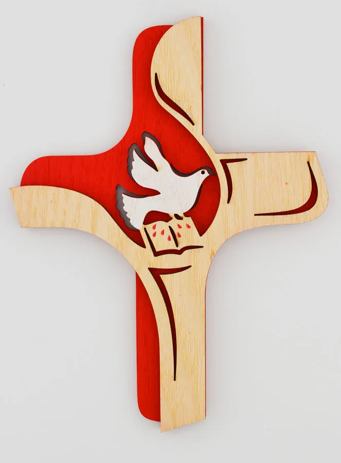 Holy Spirit Confirmation Cross – 16cm (pic 1)