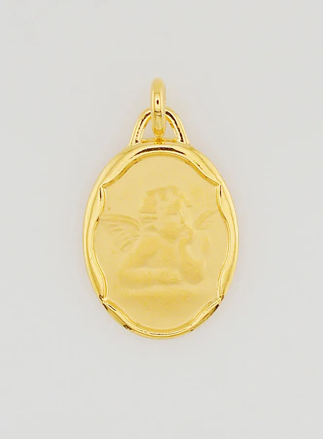 Guardian Angel Baptism Medal - 20mm (pic 1)