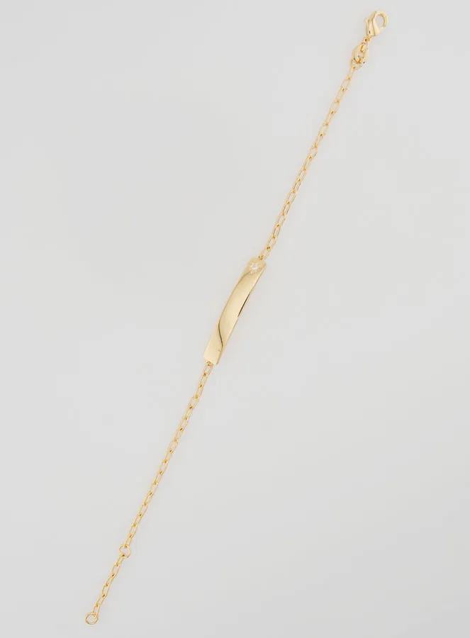 Gold-plated Baby Identity Bracelet - 15cm (pic 2)