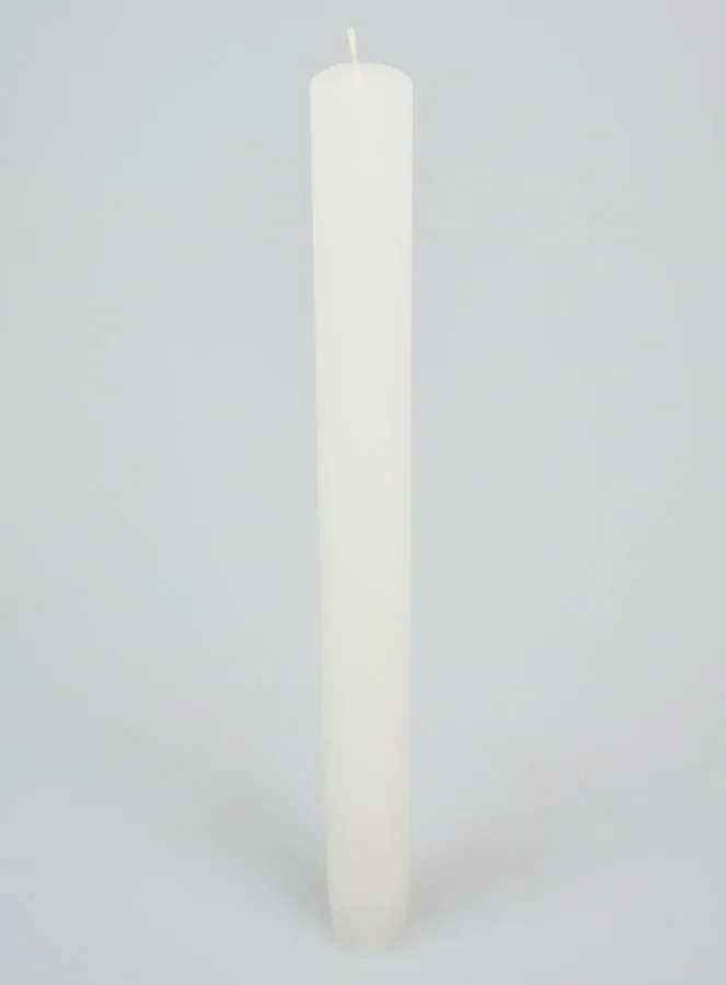 Solid Colour Prayer Candle - White (pic 2)