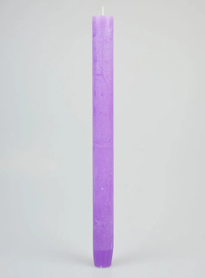 Solid Colour Candle 27cm - Purple (pic 1)