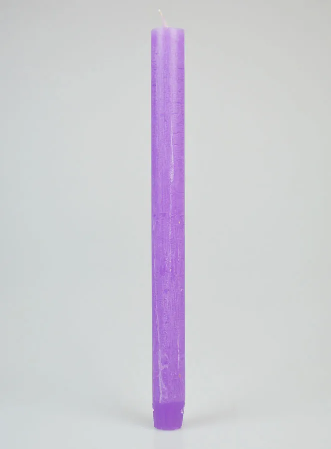 Solid Colour Prayer Candle - Purple (pic 1)