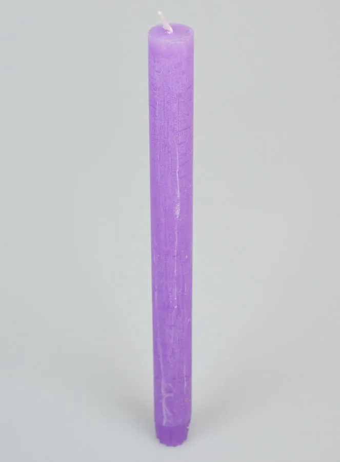 Solid Colour Prayer Candle - Purple (pic 2)