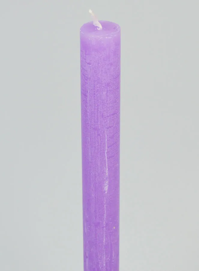 Solid Colour Prayer Candle - Purple (pic 4)