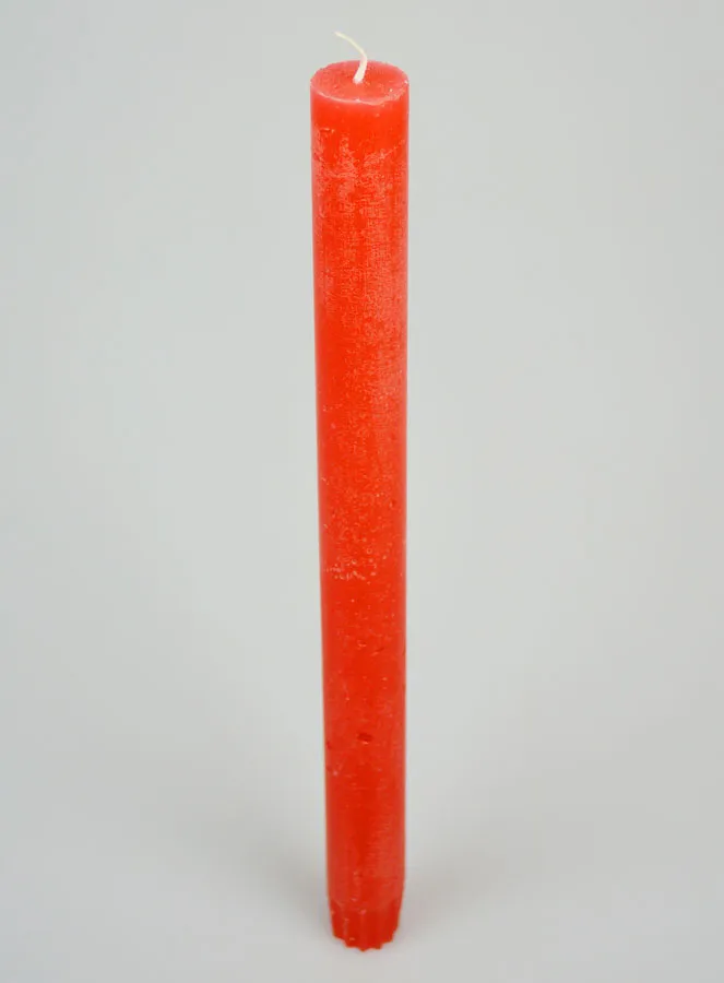 Solid Colour Prayer Candle - Pink Red (pic 2)