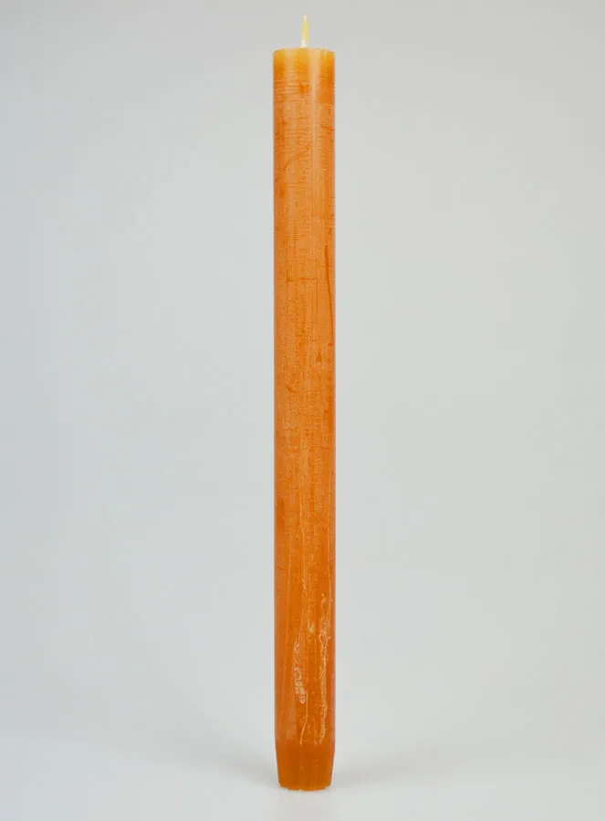 Solid Colour Prayer Candle - Chestnut Brown (pic 1)