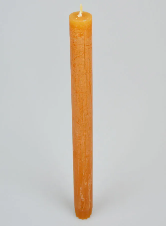 Solid Colour Prayer Candle - Chestnut Brown (pic 2)