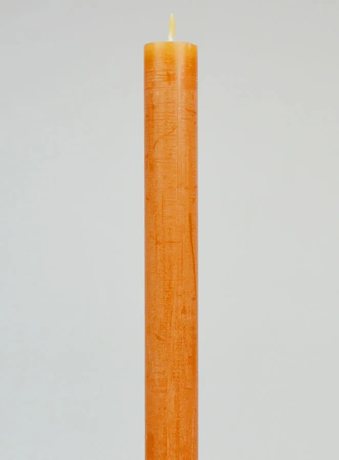 Solid Colour Prayer Candle - Chestnut Brown (pic 3)