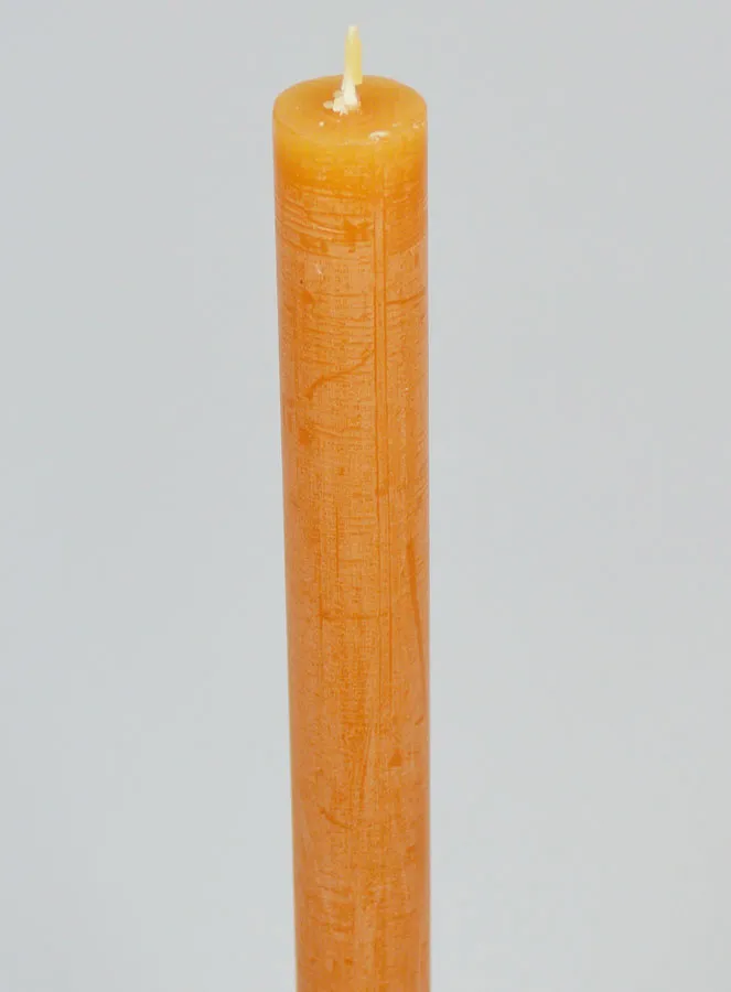 Solid Colour Prayer Candle - Chestnut Brown (pic 4)