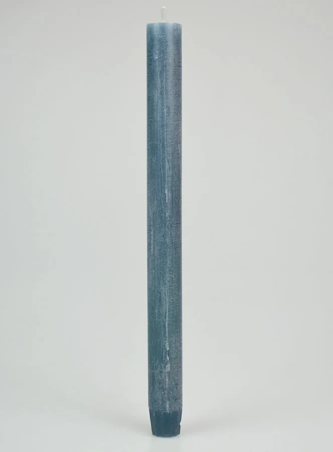 Solid Colour Prayer Candle - Blue Gray (pic 1)