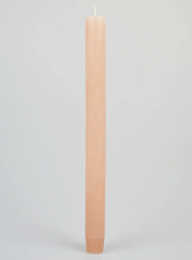 Solid Colour Candle 27cm - Ballet Pink (pic 1)