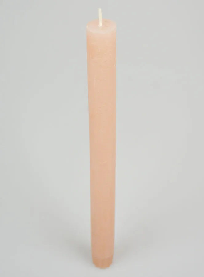 Solid Colour Candle 27cm - Ballet Pink (pic 2)