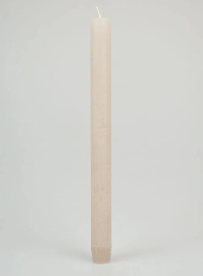 Solid Colour Prayer Candle - Sand Gray (pic 1)