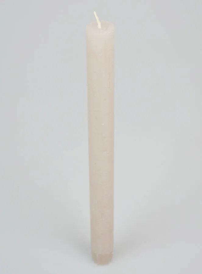Solid Colour Prayer Candle - Sand Gray (pic 2)