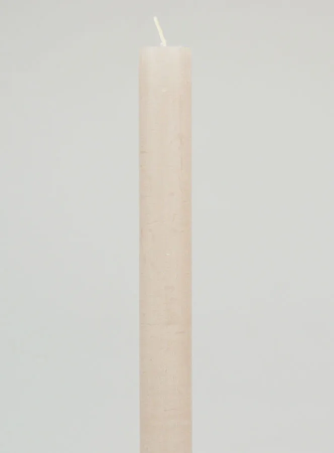 Solid Colour Prayer Candle - Sand Gray (pic 3)