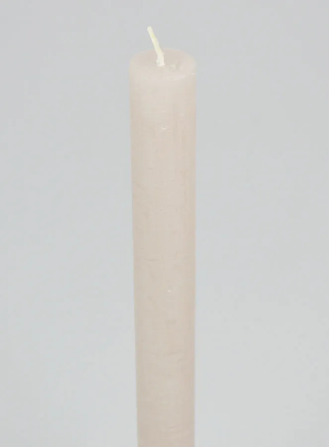 Solid Colour Prayer Candle - Sand Gray (pic 4)
