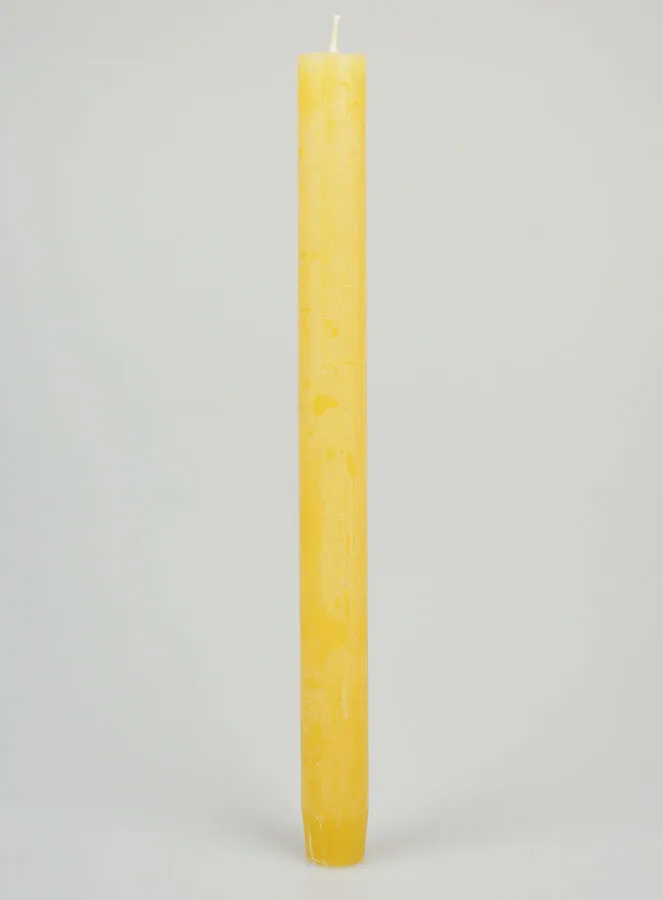 Solid Colour Prayer Candle - Oatmeal Beige (pic 1)