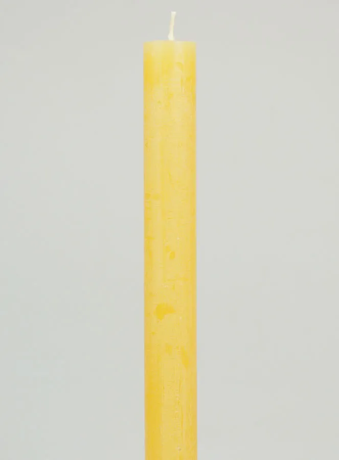 Solid Colour Prayer Candle - Oatmeal Beige (pic 3)
