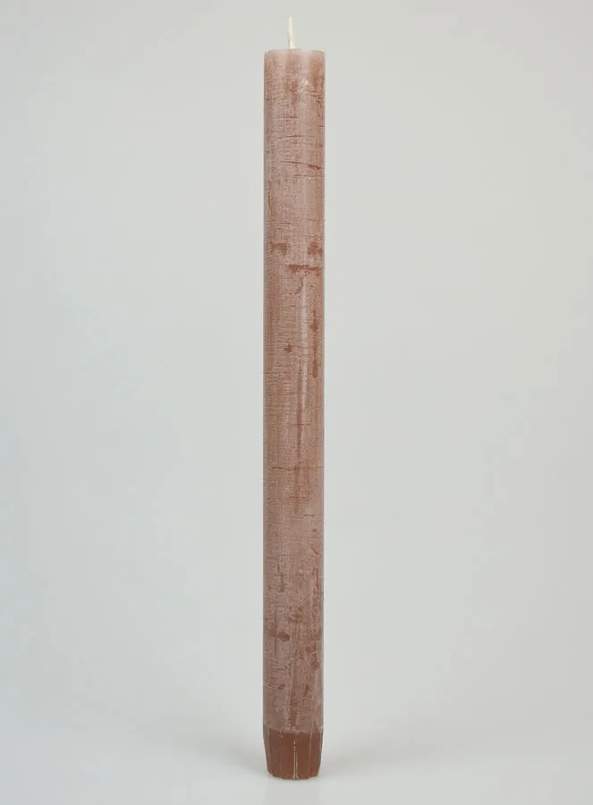 Solid Colour Prayer Candle - Taupe Gray (pic 1)