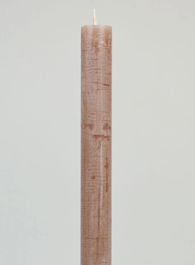 Solid Colour Prayer Candle - Taupe Gray (pic 3)
