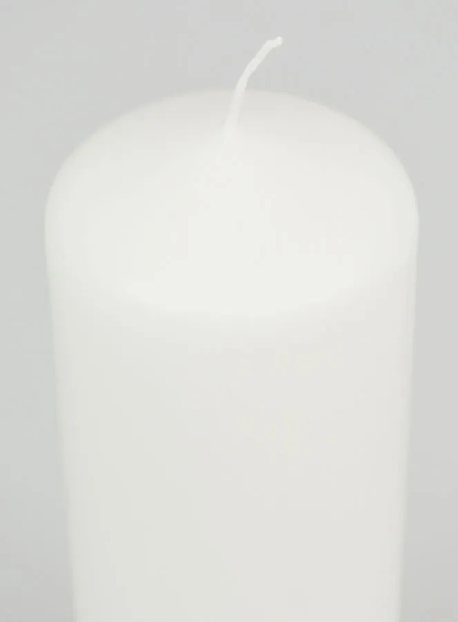 White Tabletop Candle - 20cm (pic 4)