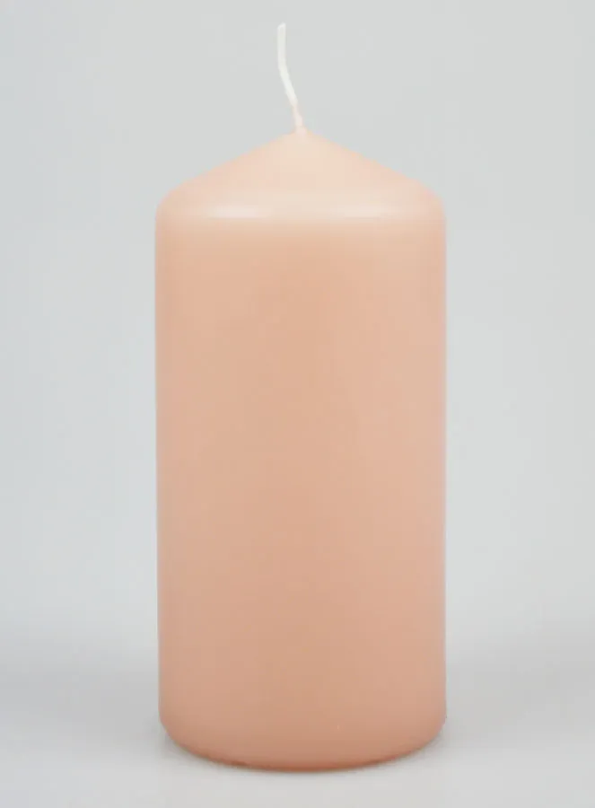 Tabletop Candle 12cm - Dusty Rose (pic 1)