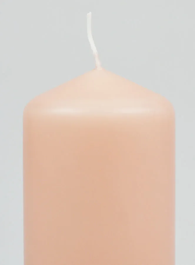 Tabletop Candle 12cm - Dusty Rose (pic 3)