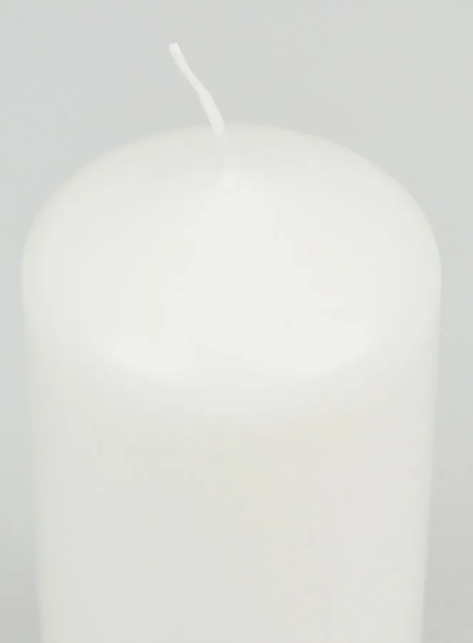 Pillar Candle 12cm - Pure White (pic 4)