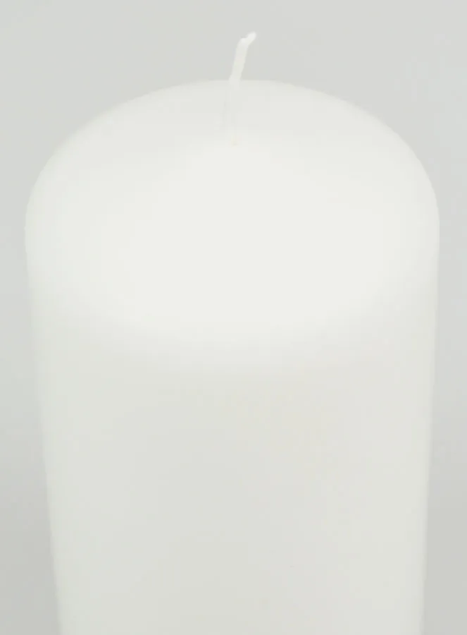 White Tabletop Candle - 13cm (pic 4)