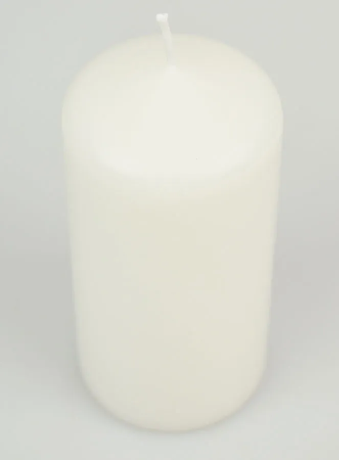 Tabletop Candle 12cm - Milky White (pic 2)