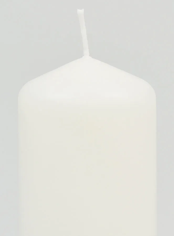 Tabletop Candle 12cm - Milky White (pic 3)