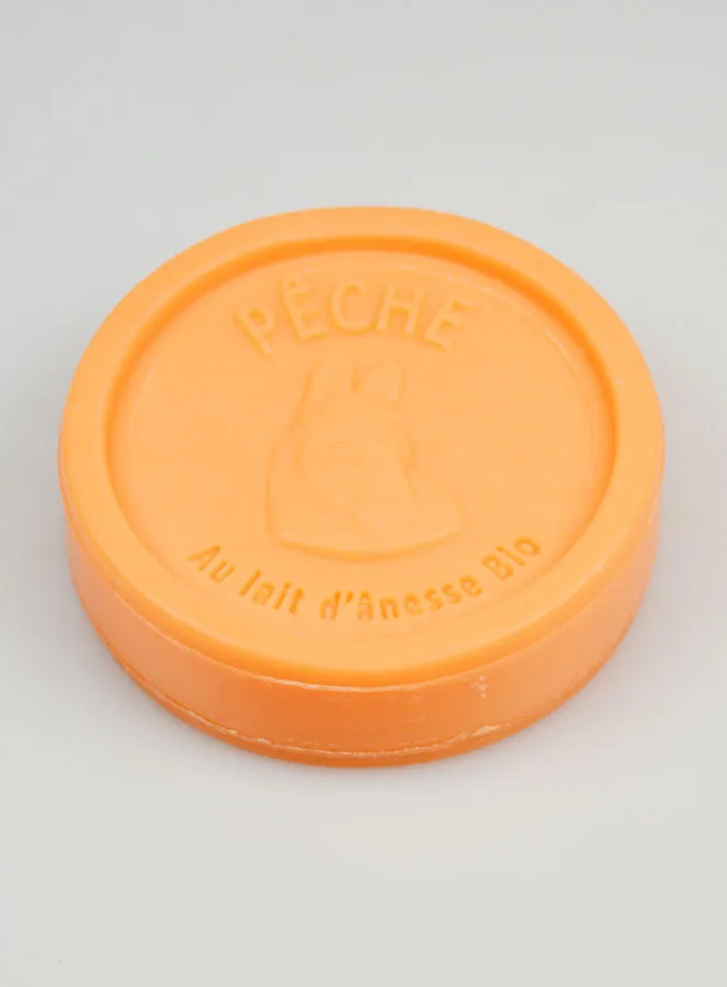 Organic Donkey Milk and Peach Soap - 100g (pic 2)