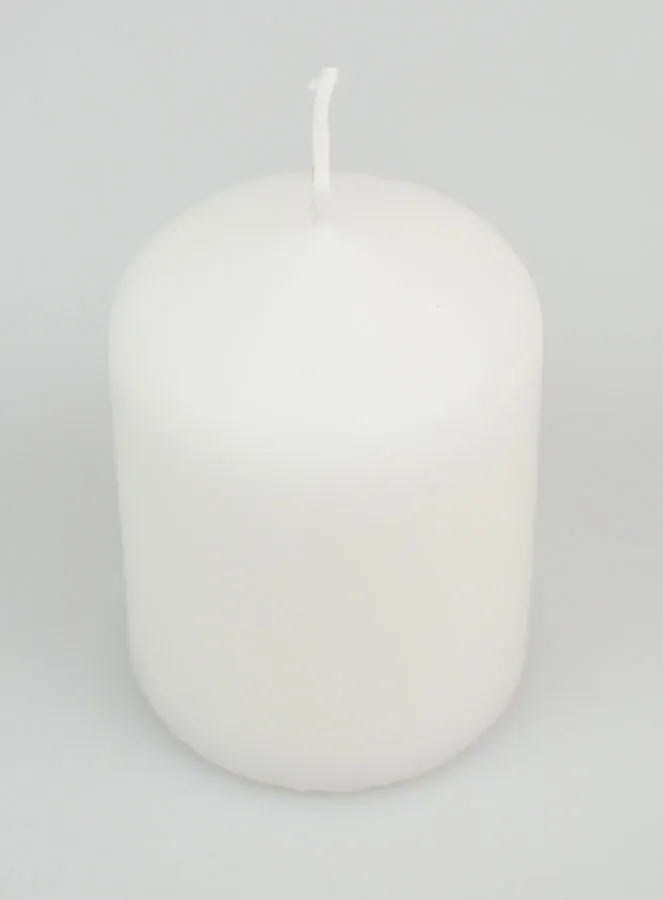 Tabletop Candle 8cm - Pure White (pic 2)