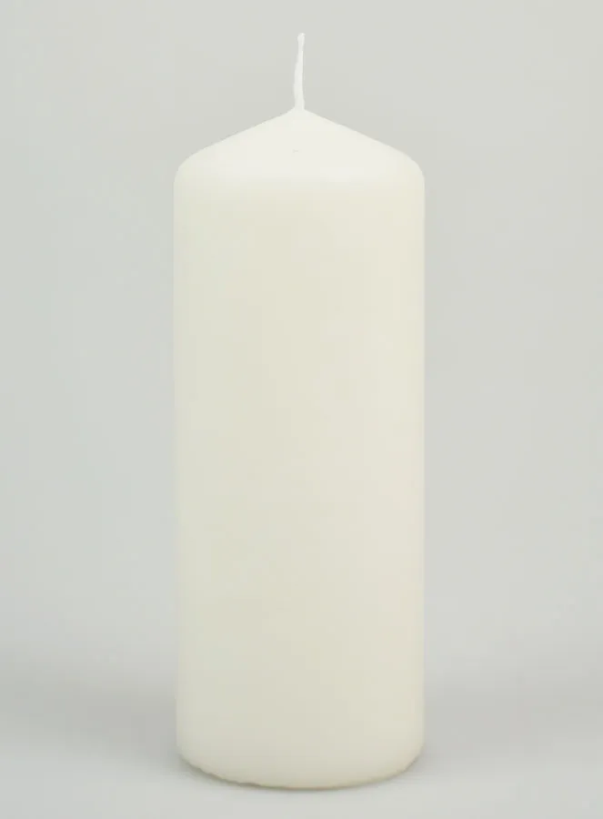 Tabletop Candle 15cm - Milky White (pic 1)