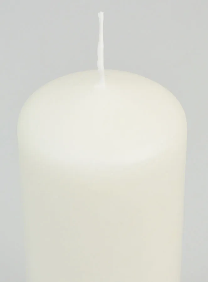 Tabletop Candle 15cm - Milky White (pic 4)