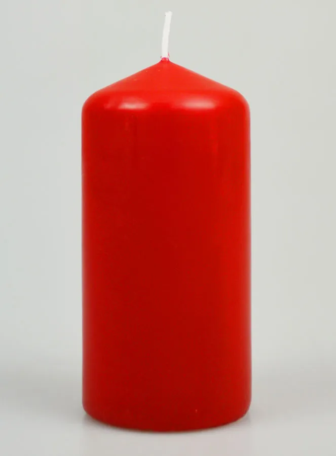 Pillar Candle 12cm - Red (pic 1)