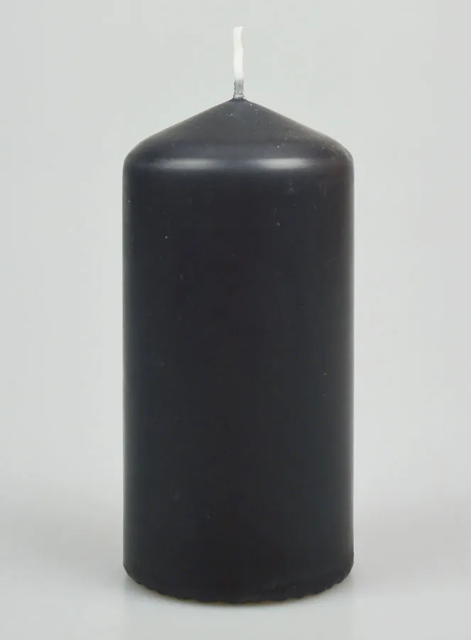 Tabletop Candle 12cm - Anthracite (pic 1)