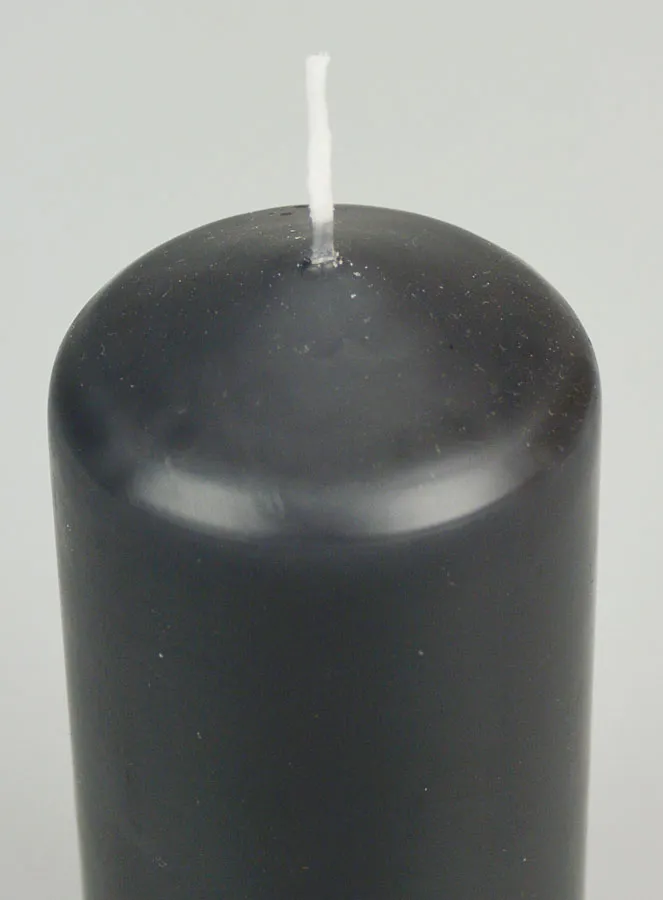 Tabletop Candle 12cm - Anthracite (pic 4)