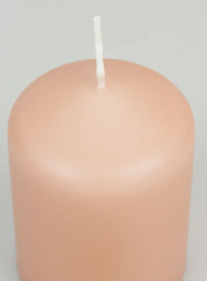 Tabletop Candle 8cm - Antique Pink (pic 4)