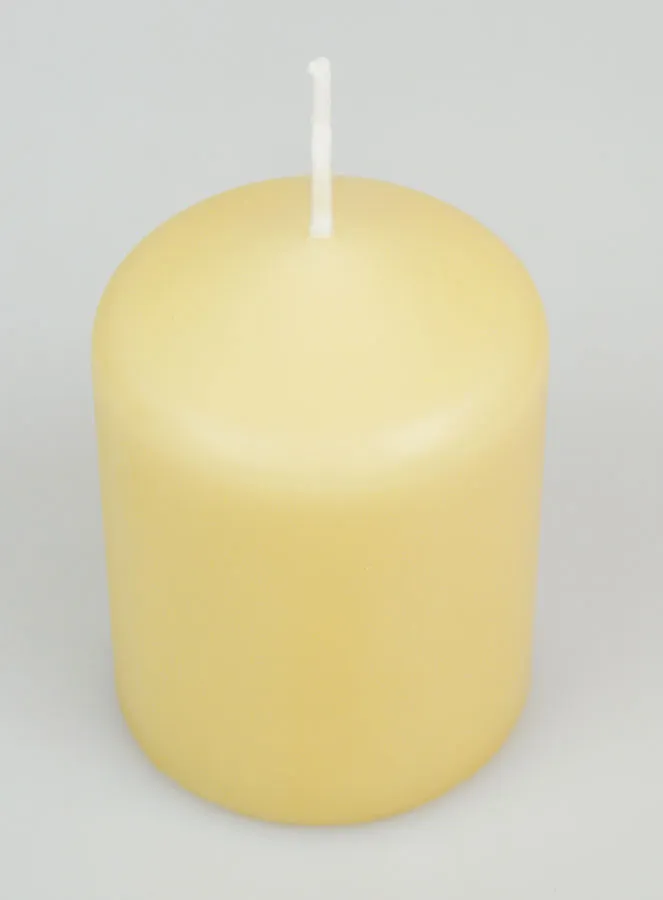 Pillar Candle 8cm - Beige (pic 2)