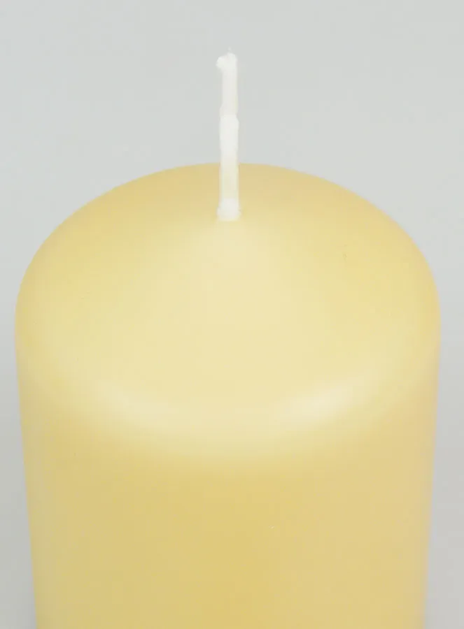 Pillar Candle 8cm - Beige (pic 4)