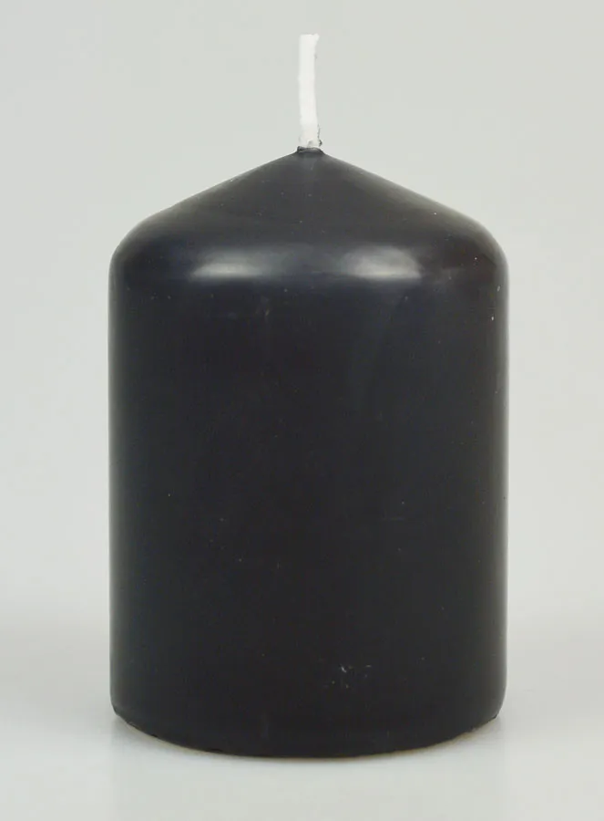 Tabletop Candle 8cm - Anthracite (pic 1)