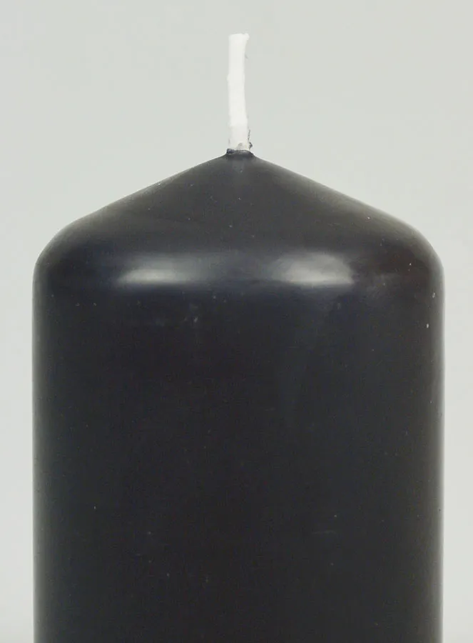 Tabletop Candle 8cm - Anthracite (pic 3)