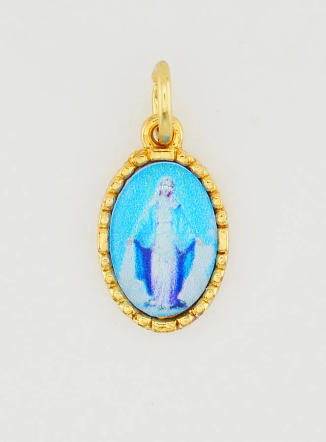 Twisted Edge Medal 15mm - Miraculous Virgin (pic 1)