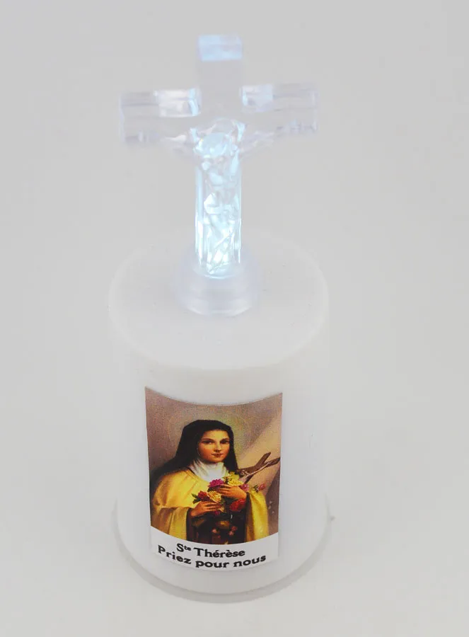 Led Church Candle Saint Therese (pic 2)